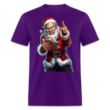 Bad Santa Naughty List Unisex Classic T-Shirt - purple