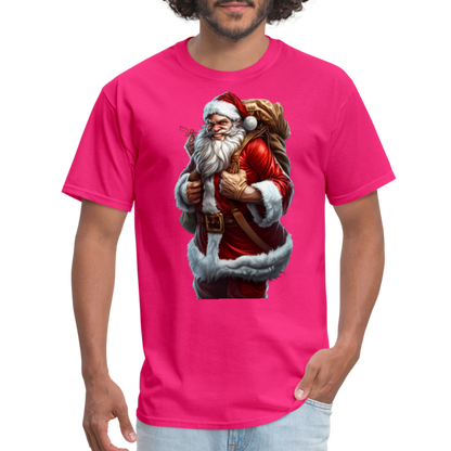 Bad Santa Thief Unisex Classic T-Shirt - fuchsia