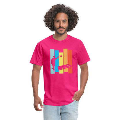 Cornhole Unisex Classic T-Shirt - fuchsia