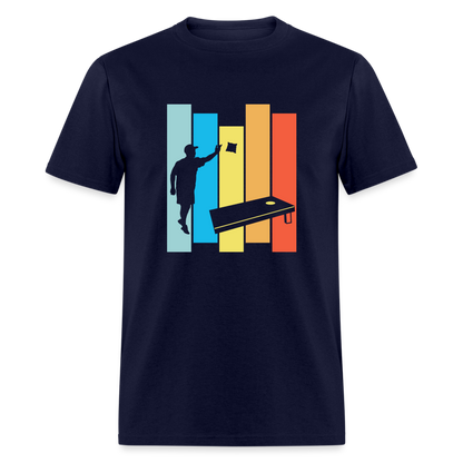Cornhole Unisex Classic T-Shirt - navy