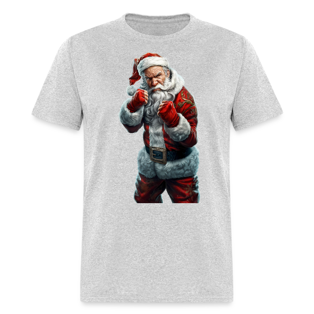 Angry Bad Santa (Design D) Unisex Classic T-Shirt - heather gray