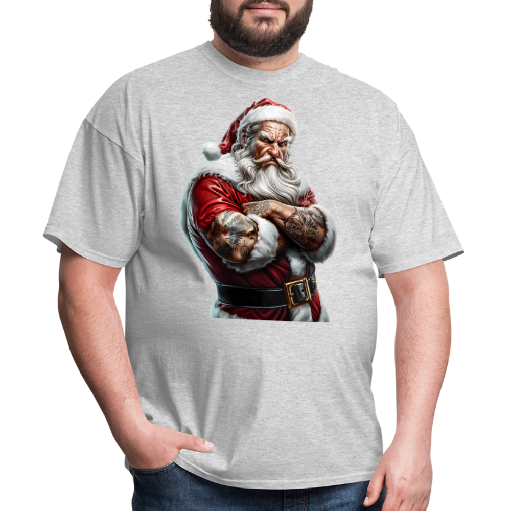 Bad Santa with Tattoos Unisex Classic T-Shirt - heather gray