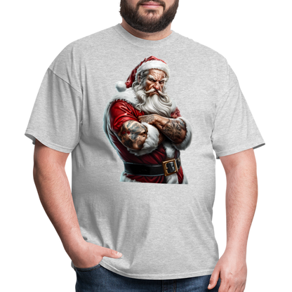 Bad Santa with Tattoos Unisex Classic T-Shirt - heather gray