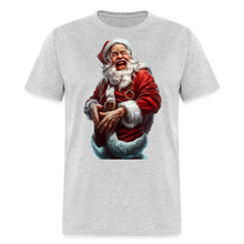 Maniac Bad Santa Laughing Unisex Classic T-Shirt - heather gray