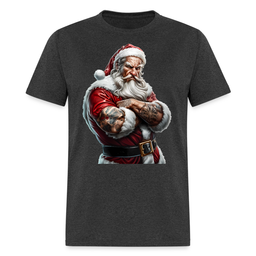 Bad Santa with Tattoos Unisex Classic T-Shirt - heather black