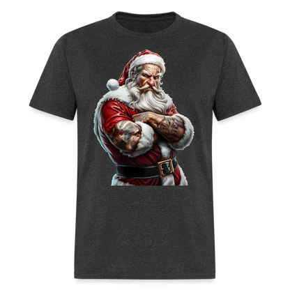 Bad Santa with Tattoos Unisex Classic T-Shirt - heather black