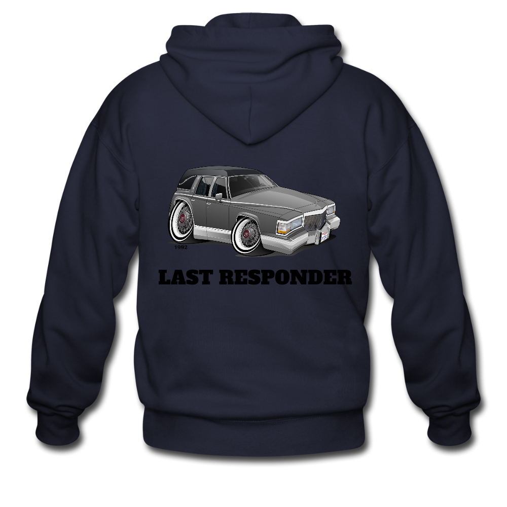 Men's Zip Hoodie Hearse - navy