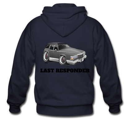 Men's Zip Hoodie Hearse - navy
