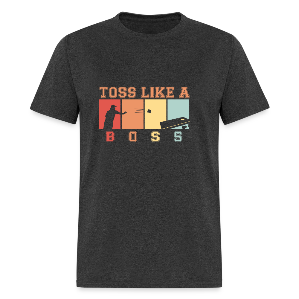 Toss Like a Boss Cornhole Unisex Classic T-Shirt - heather black