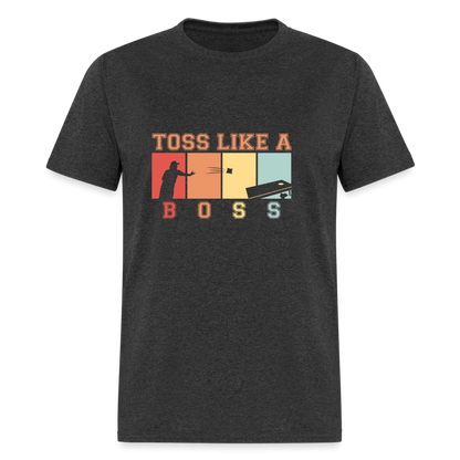 Toss Like a Boss Cornhole Unisex Classic T-Shirt - heather black