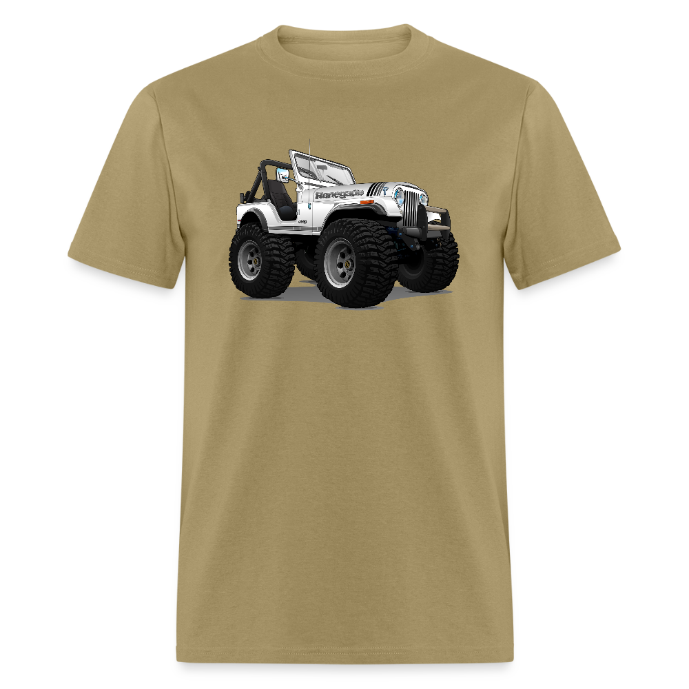 Jeep Renegade CJ Unisex Classic T-Shirt - khaki