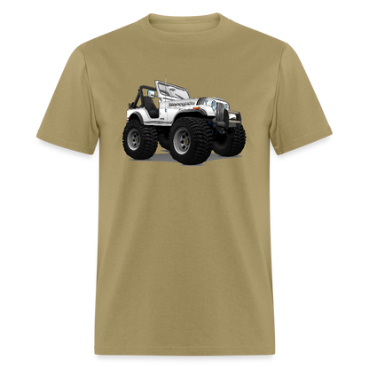 Jeep Renegade CJ Unisex Classic T-Shirt - khaki