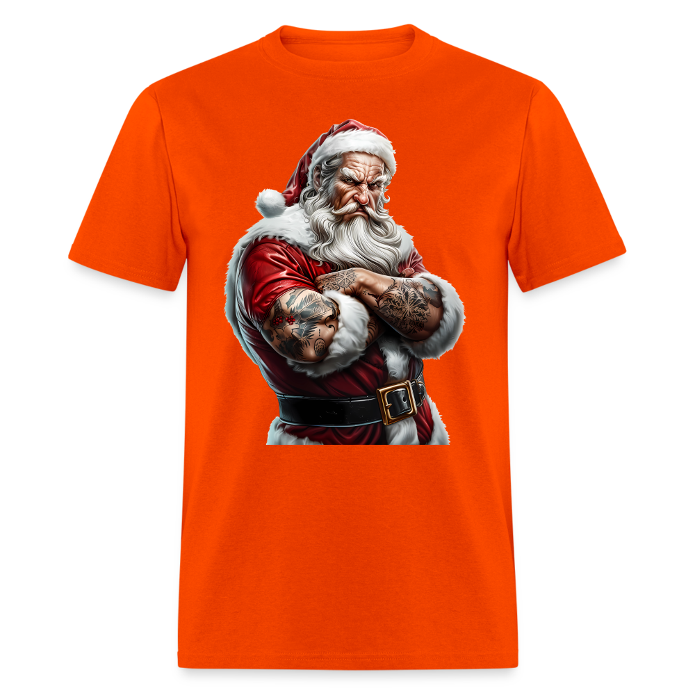 Bad Santa with Tattoos Unisex Classic T-Shirt - orange