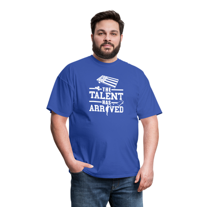 The Talent Has Arrived Cornhole Unisex Classic T-Shirt - royal blue