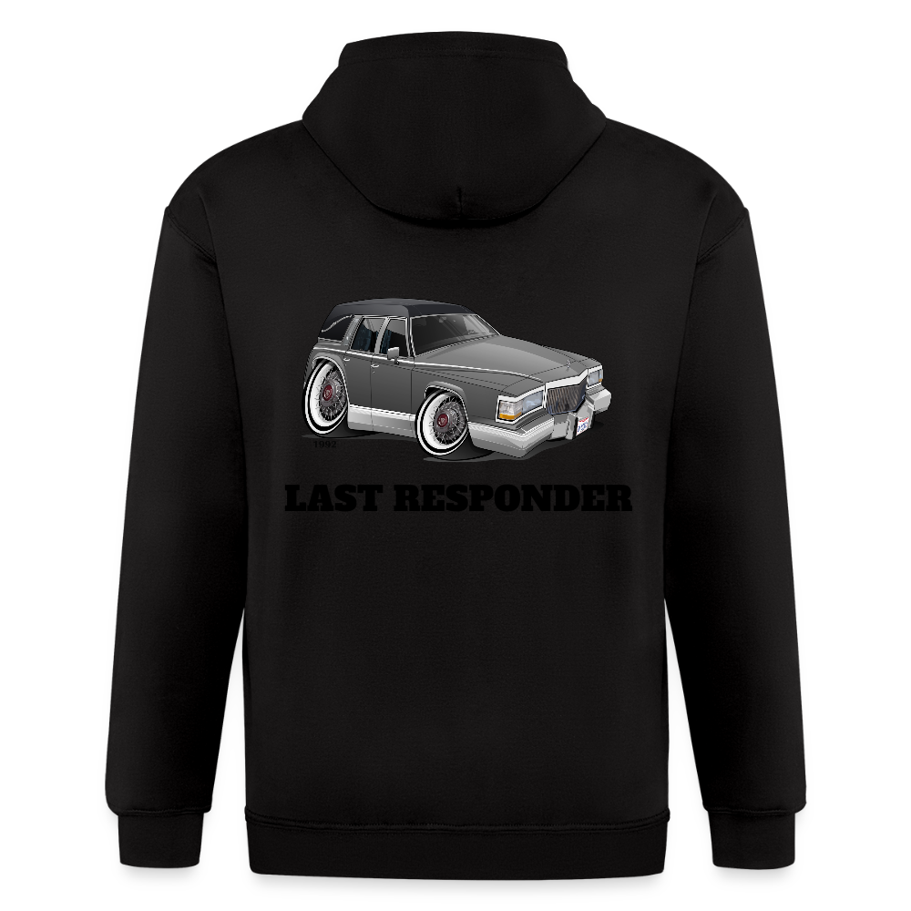 Men's Zip Hoodie Hearse - black