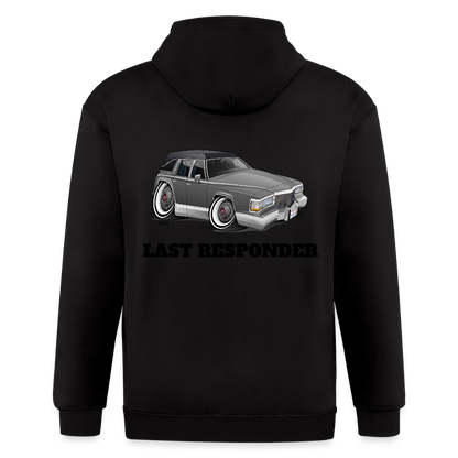 Men's Zip Hoodie Hearse - black