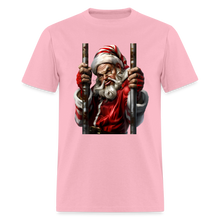 Bad Santa in Jail (Design G) Unisex Classic T-Shirt - pink