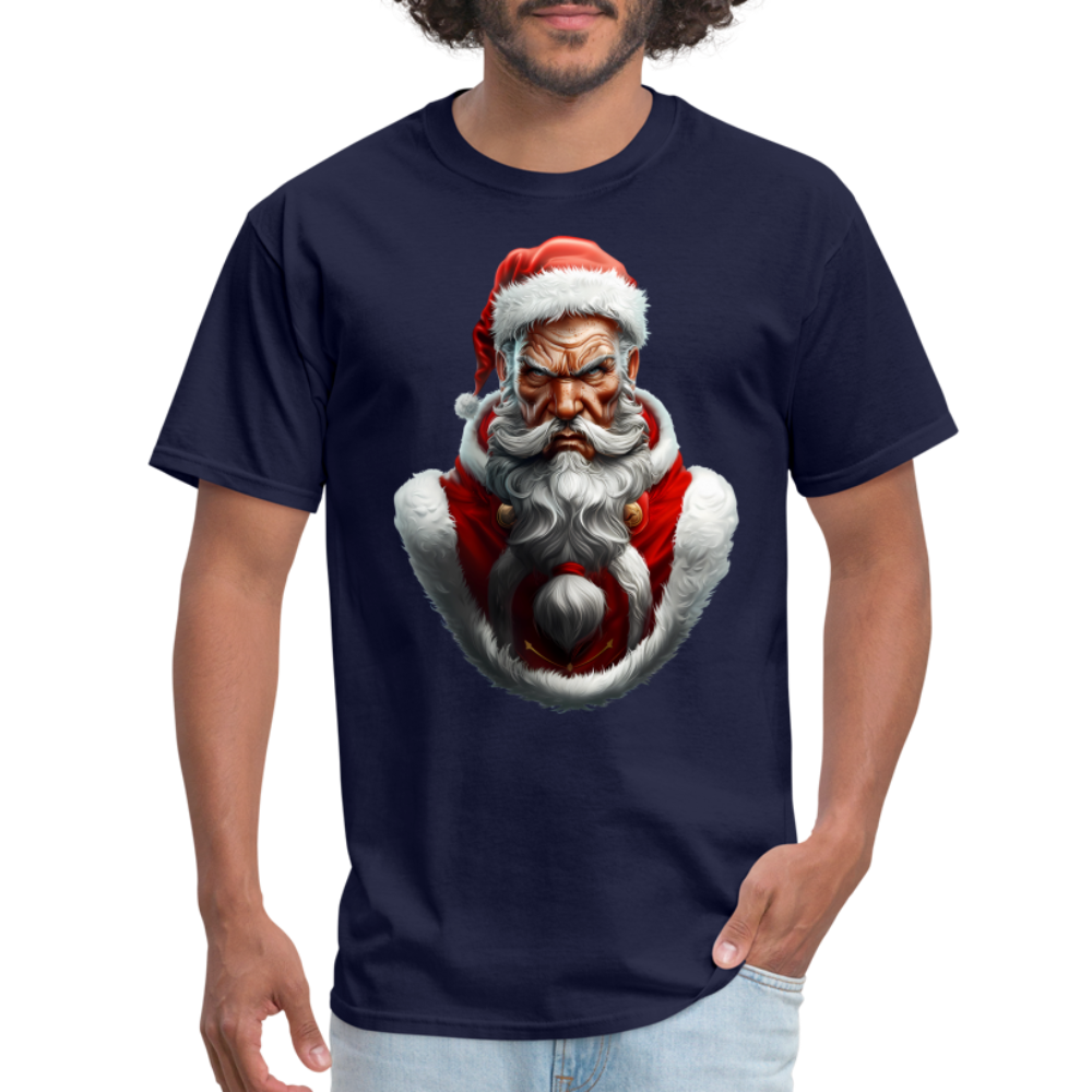 Bad Santa Portrait Unisex Classic T-Shirt - navy