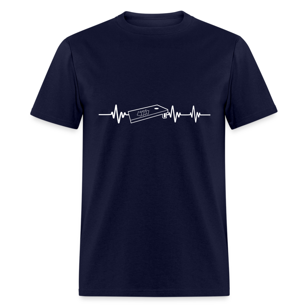 Cornhole Unisex Classic T-Shirt - navy