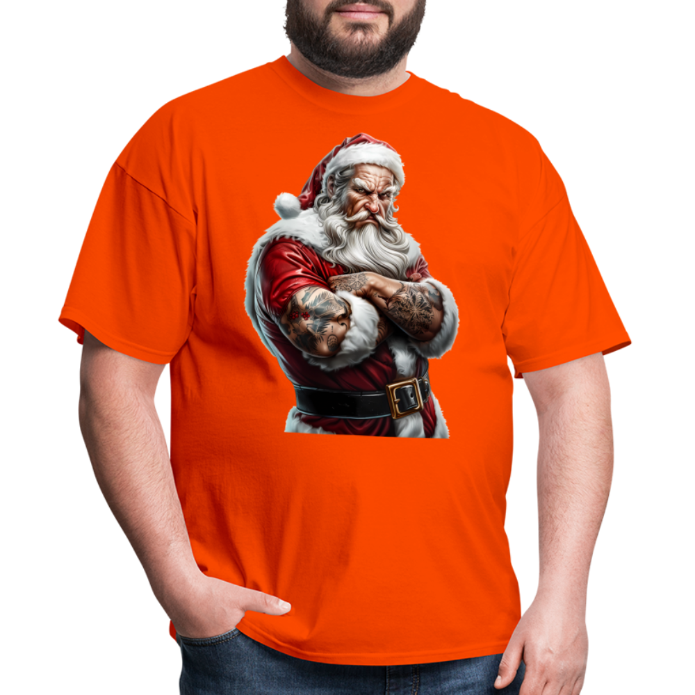 Bad Santa with Tattoos Unisex Classic T-Shirt - orange