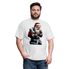 Angry Bad Santa Unisex Classic T-Shirt - white
