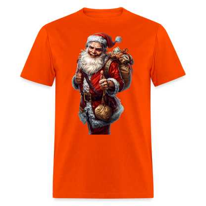 Bank Robber Bad Santa Unisex Classic T-Shirt - orange