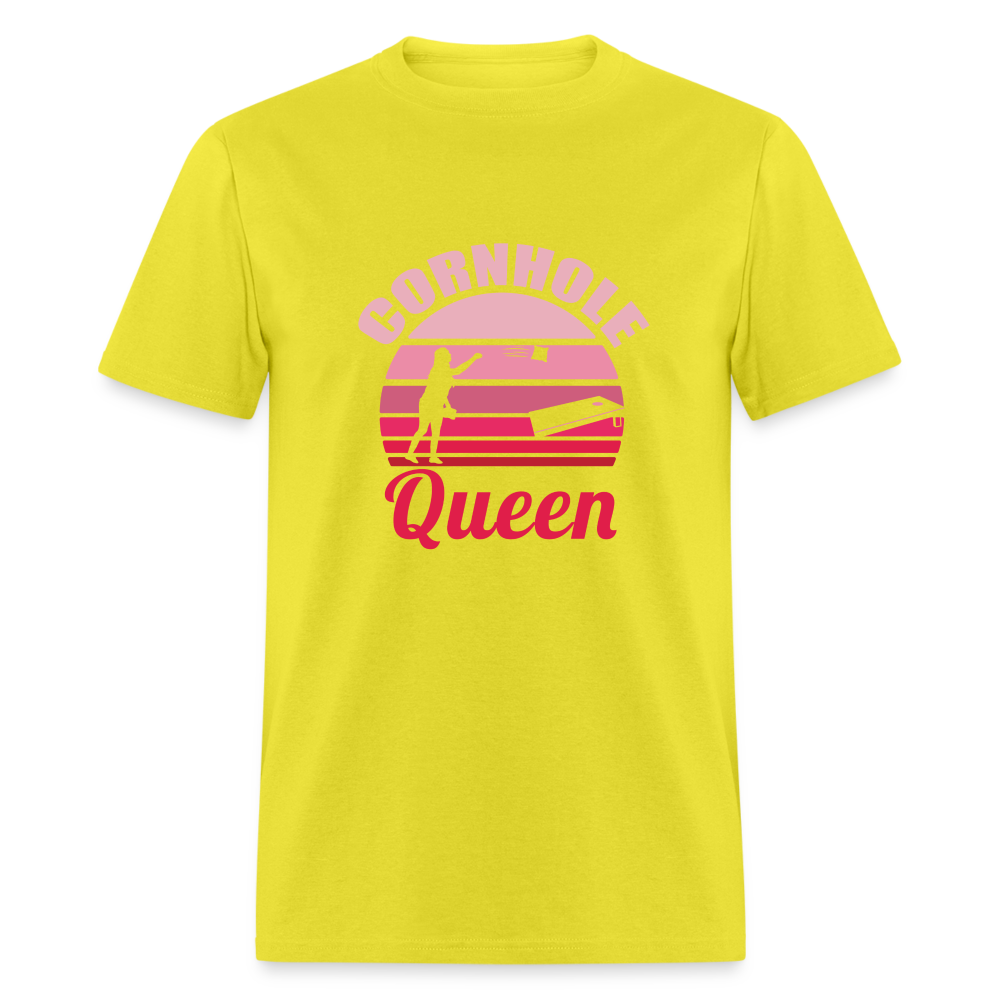 Cornhole Queen Unisex Classic T-Shirt - yellow