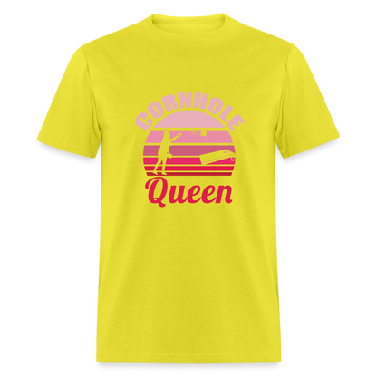 Cornhole Queen Unisex Classic T-Shirt - yellow