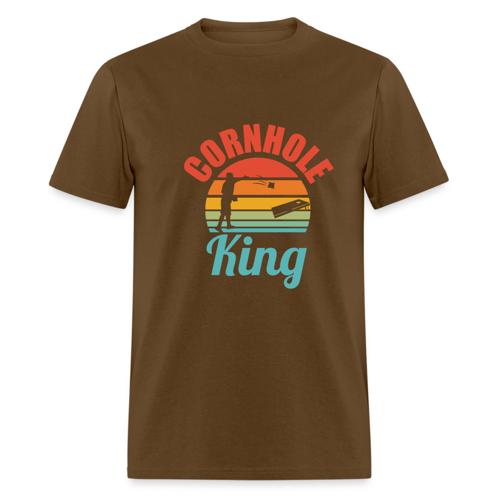 Cornhole King Unisex Classic T-Shirt - brown