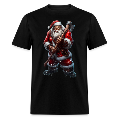 Bad Santa with an Axe Unisex Classic T-Shirt - black