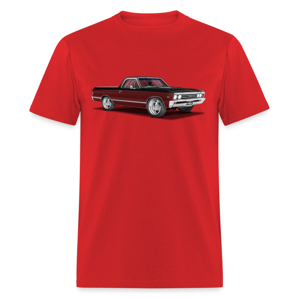 1967 Chevy El Camino Unisex Classic T-Shirt - red