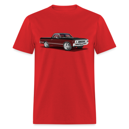 1967 Chevy El Camino Unisex Classic T-Shirt - red