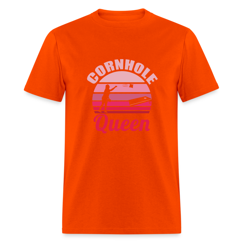 Cornhole Queen Unisex Classic T-Shirt - orange