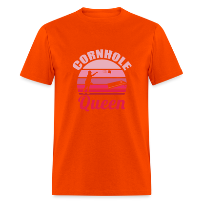 Cornhole Queen Unisex Classic T-Shirt - orange