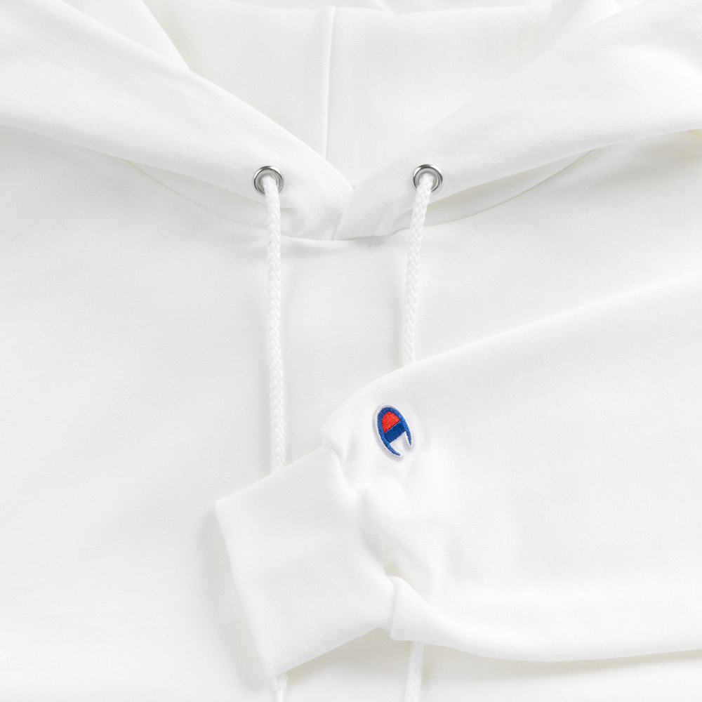 5th Generation Yellow Camaro Champion Unisex Powerblend Hoodie - white