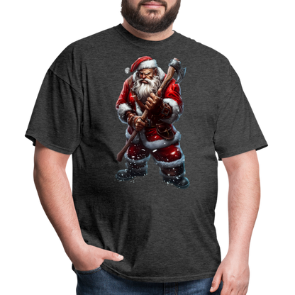 Bad Santa with an Axe Unisex Classic T-Shirt - heather black