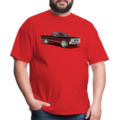 1967 Chevy El Camino Unisex Classic T-Shirt - red