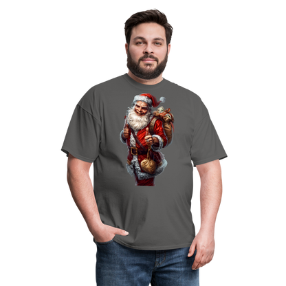 Bank Robber Bad Santa Unisex Classic T-Shirt - charcoal