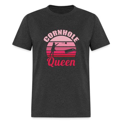 Cornhole Queen Unisex Classic T-Shirt - heather black