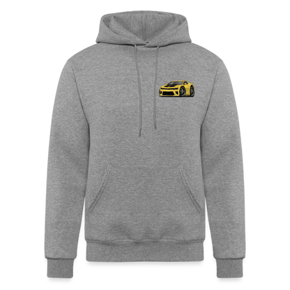 5th Generation Yellow Camaro Champion Unisex Powerblend Hoodie - heather gray