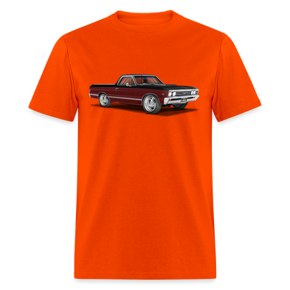 1967 Chevy El Camino Unisex Classic T-Shirt - orange