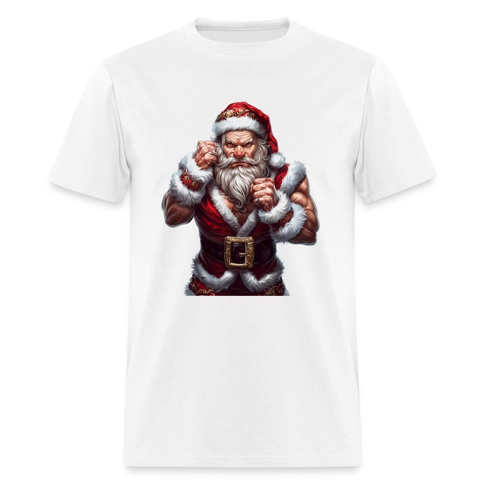 Bad Angry Santa (Design E) Unisex Classic T-Shirt - white