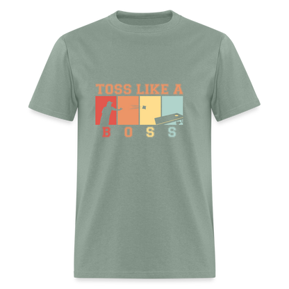 Toss Like a Boss Cornhole Unisex Classic T-Shirt - sage