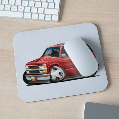 1999 Chevy Tahoe Hot Rod Art Mouse pad Horizontal - white