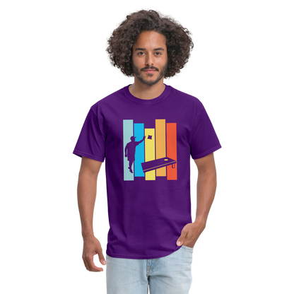 Cornhole Unisex Classic T-Shirt - purple