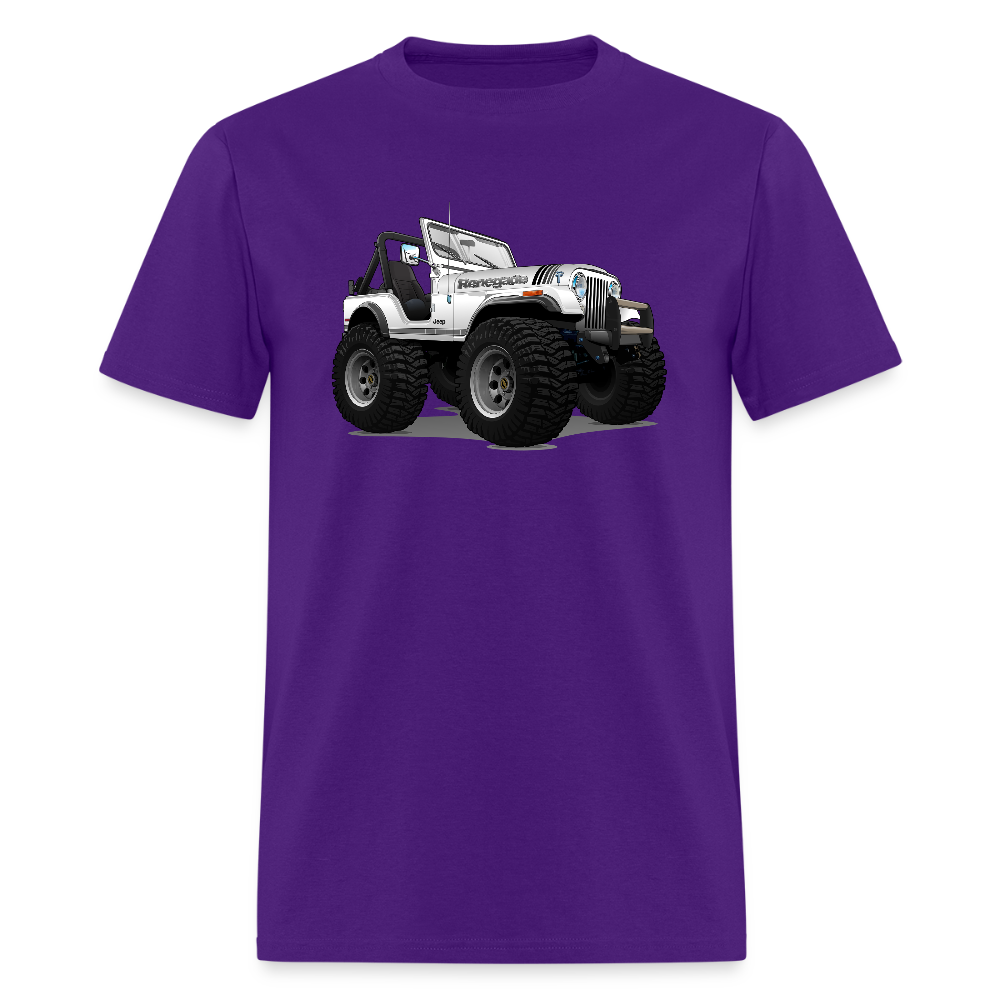 Jeep Renegade CJ Unisex Classic T-Shirt - purple