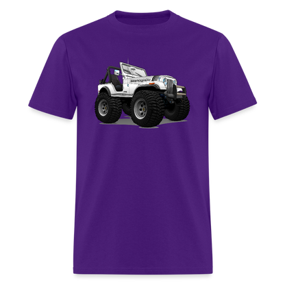 Jeep Renegade CJ Unisex Classic T-Shirt - purple