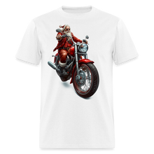 Bad Santa Motorcycle Unisex Classic T-Shirt - white