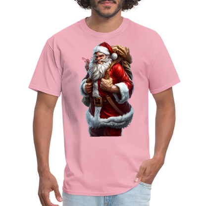 Bad Santa Thief Unisex Classic T-Shirt - pink