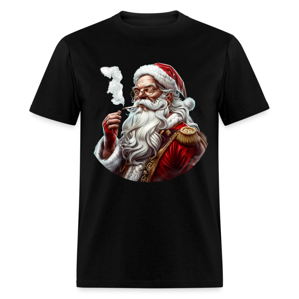 Bad Santa Smoking (Design I) Unisex Classic T-Shirt - black